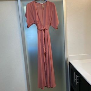 Beautiful Dusty rose wrap dress in a size small